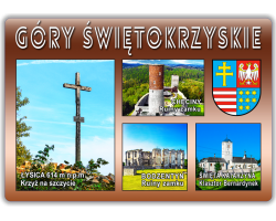 Magnes elastyczny GÓRY ŚWIĘTOKRZYSKIE ŁYSICA, CHĘCINY, BODZENTYN, ŚWIĘTA KATARZYNA 3